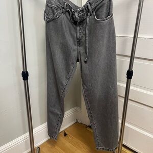 Acne Studios Gray Cotton Jeans